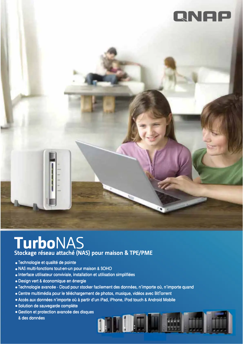 Page n°1 - Manuel utilisateur QNAP TS-219P+