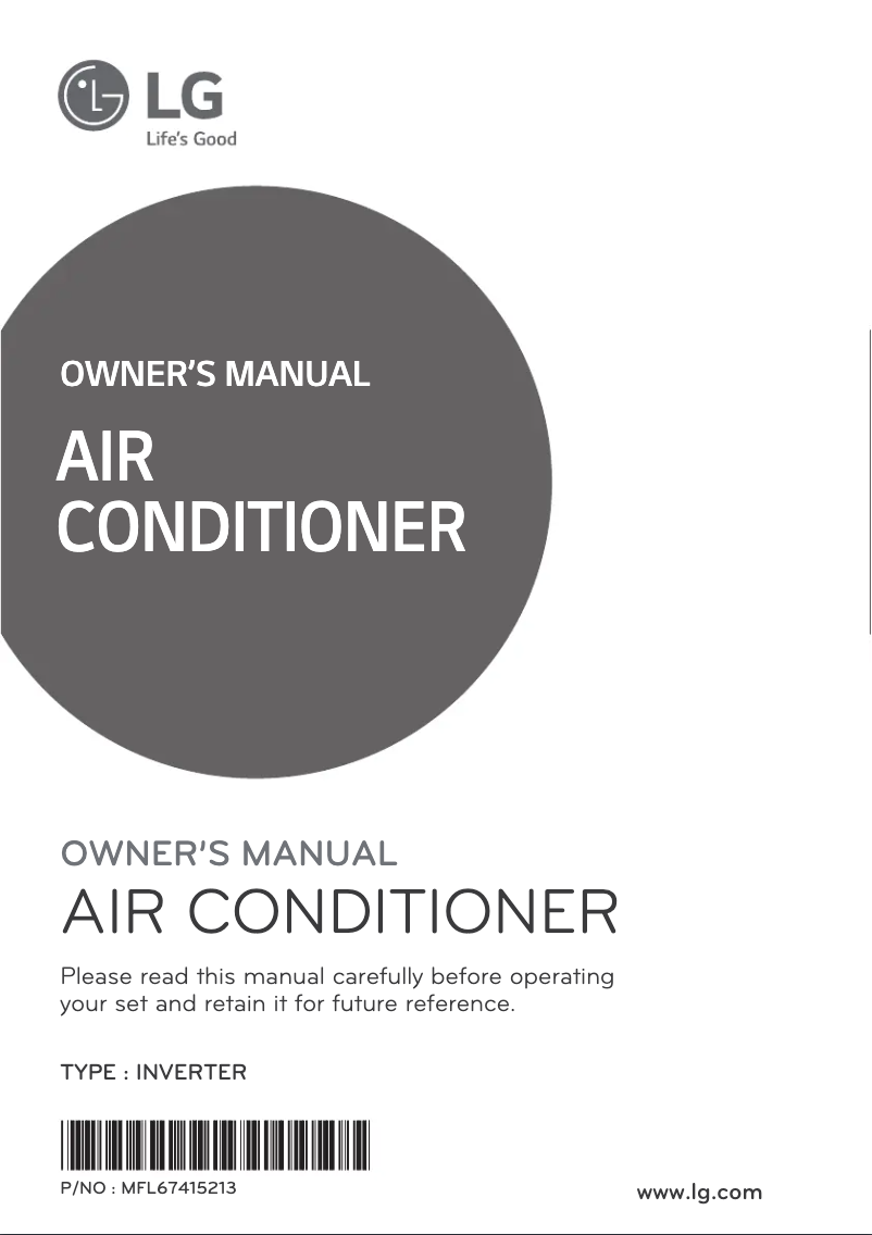 Página 1 del manual Manual de usuario LG USUQ126B4A4