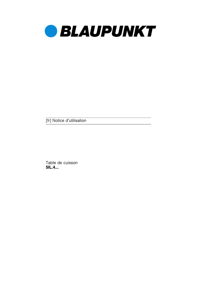 Imagen de la primera página del manual del dispositivo 5IL64350