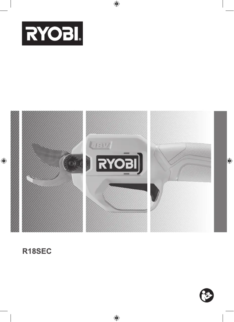 Page 1 de la notice Manuel utilisateur RYOBI R18SEC