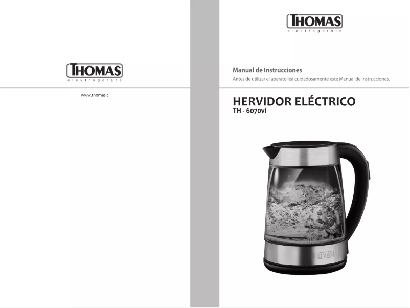 Page n°1 - Manuel utilisateur Thomas TH-6070VI