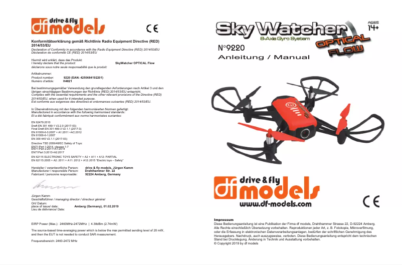 Page n°1 - Manuel utilisateur DF-Models SkyWatcher