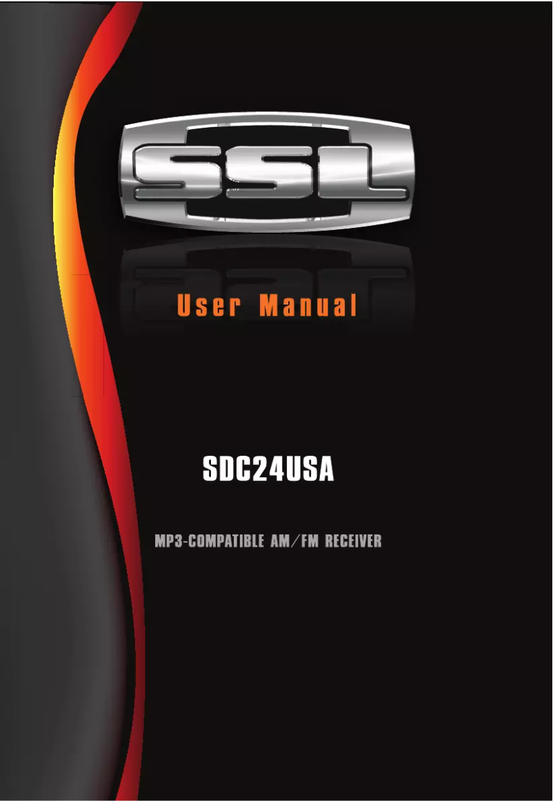 Image de la première page du manuel de l'appareil SDC24USA