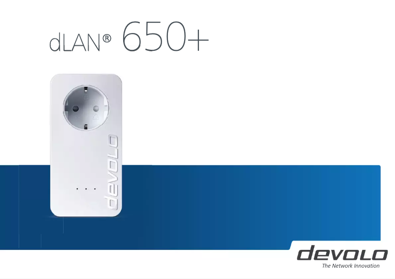 Page n°1 - Manuel utilisateur Devolo DdLAN 650+
