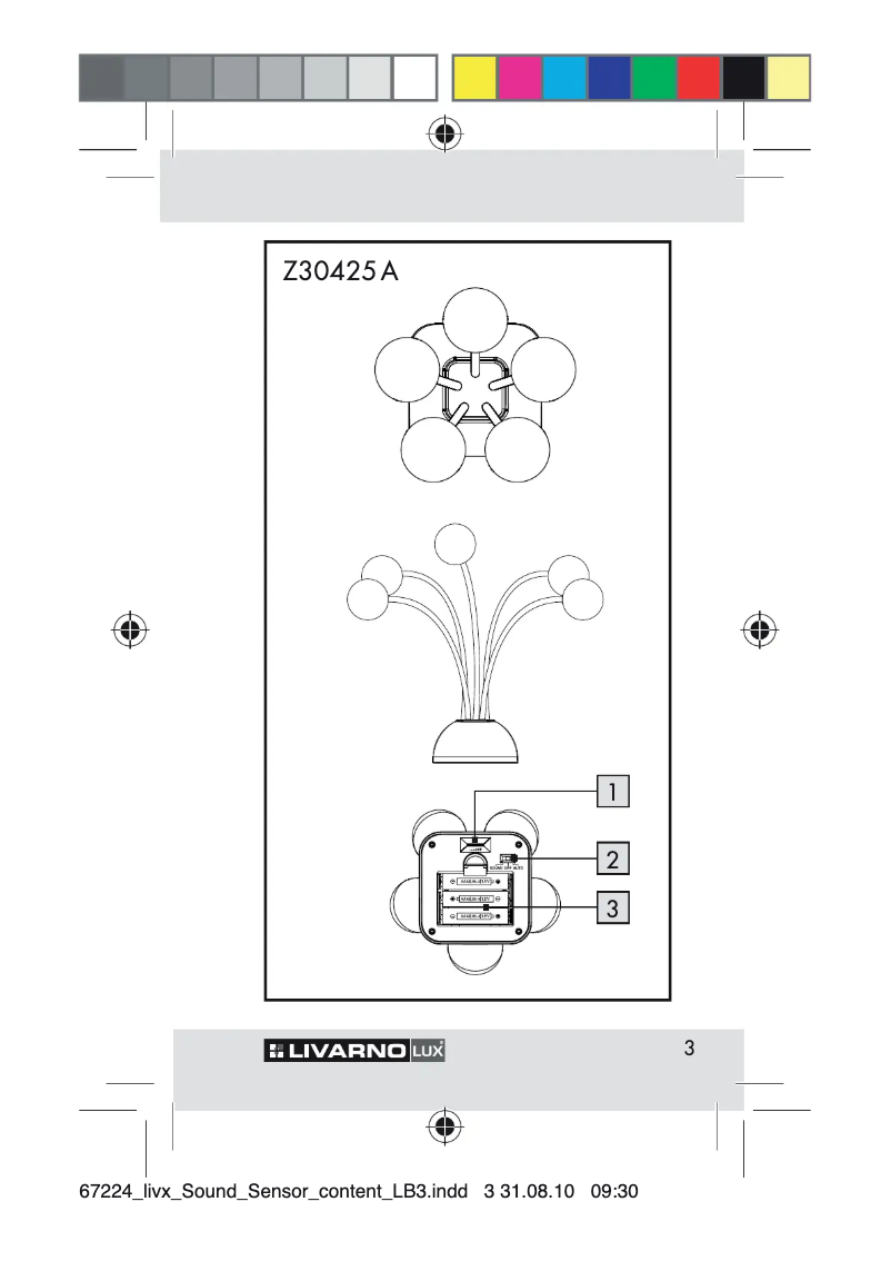 Image de la première page du manuel de l'appareil Z30425A