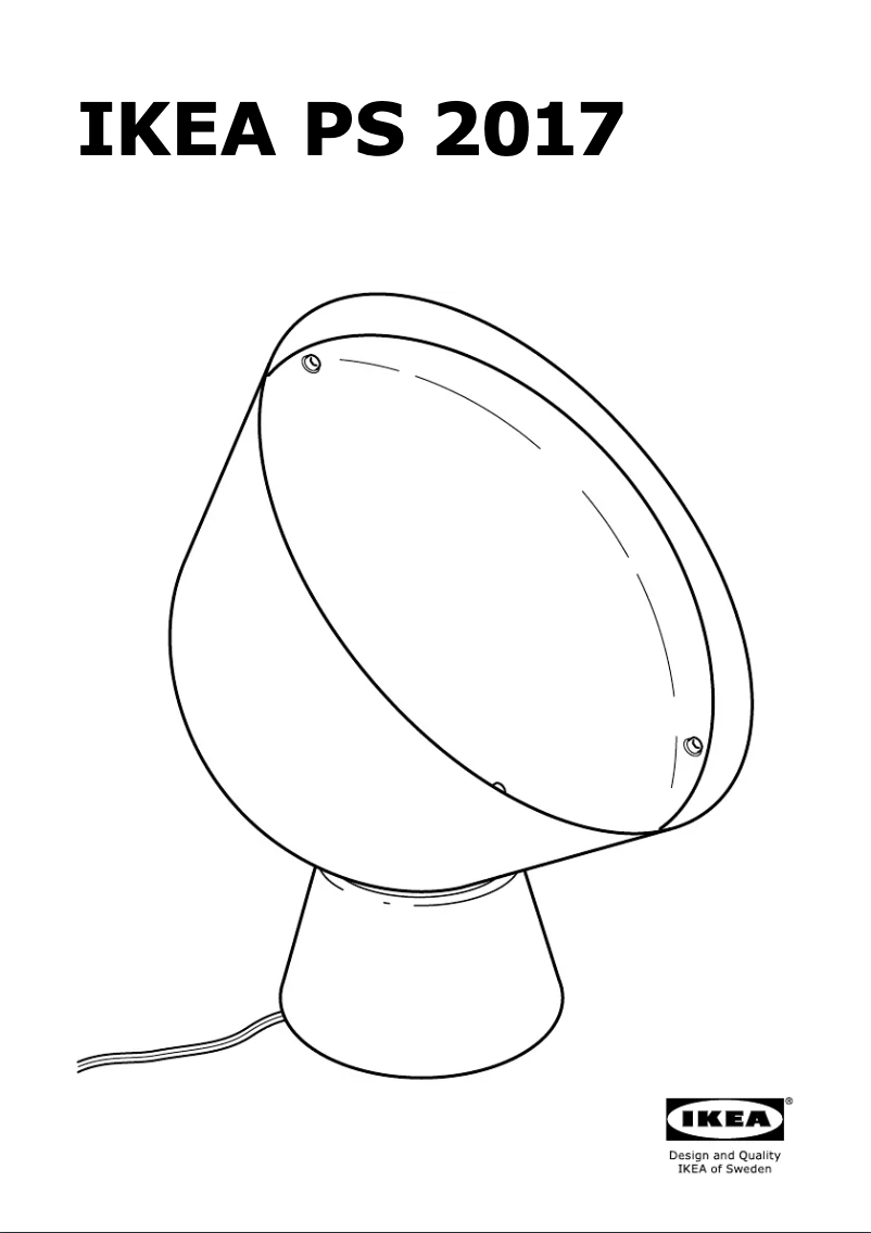 Image de la première page du manuel de l'appareil PS 2017