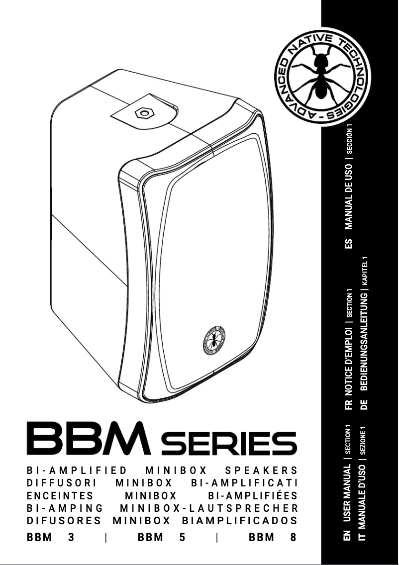 Page 1 de la notice Manuel utilisateur ANT BBM 5