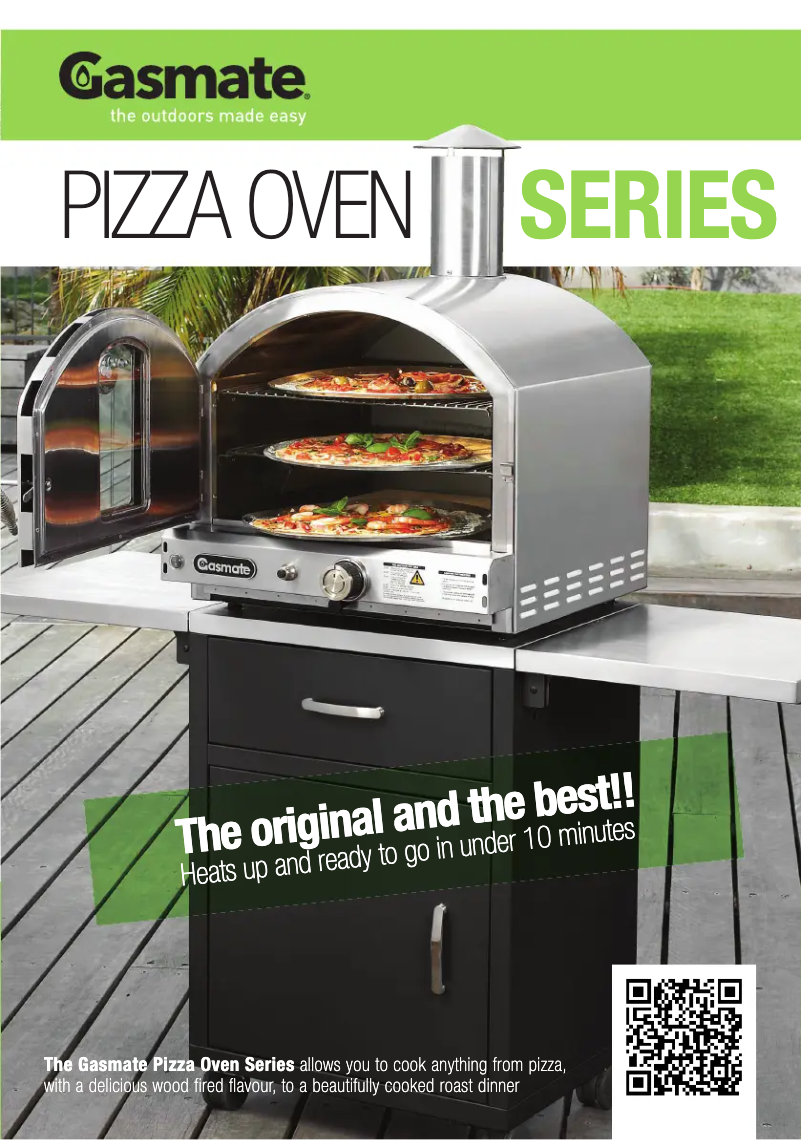 Page 1 de la notice Fiche technique Gasmate PO106