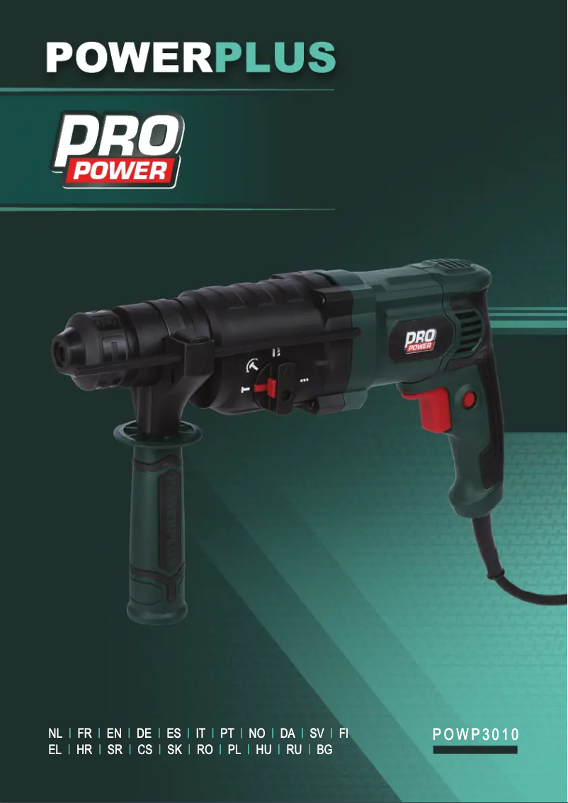 Image de la première page du manuel de l'appareil POWP3010