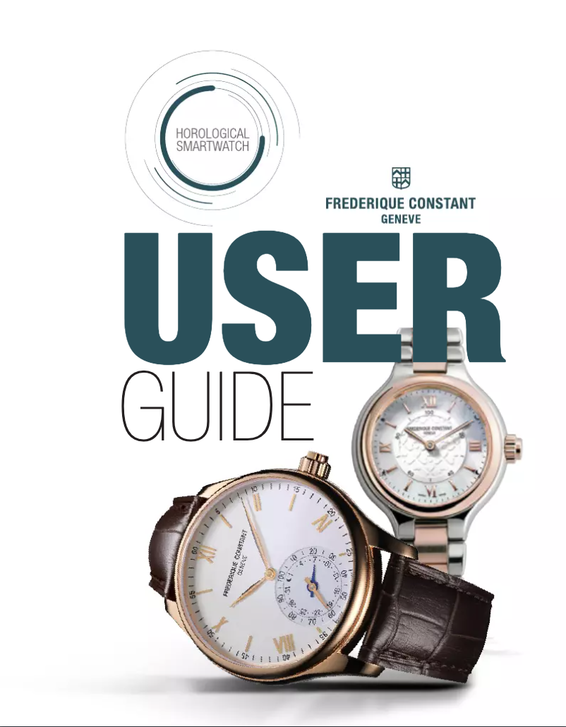 Page n°1 - Manuel utilisateur Frederique Constant Horological Delight