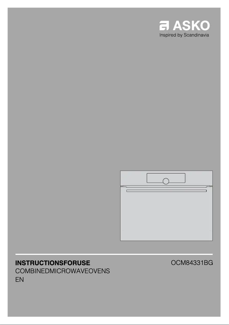 Page n°1 - Manuel utilisateur Gorenje OCM84331BG