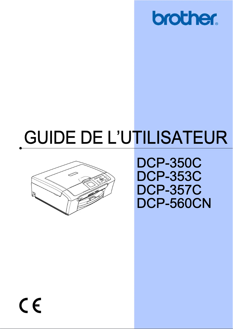 Page n°1 - Manuel utilisateur Brother DCP-357C