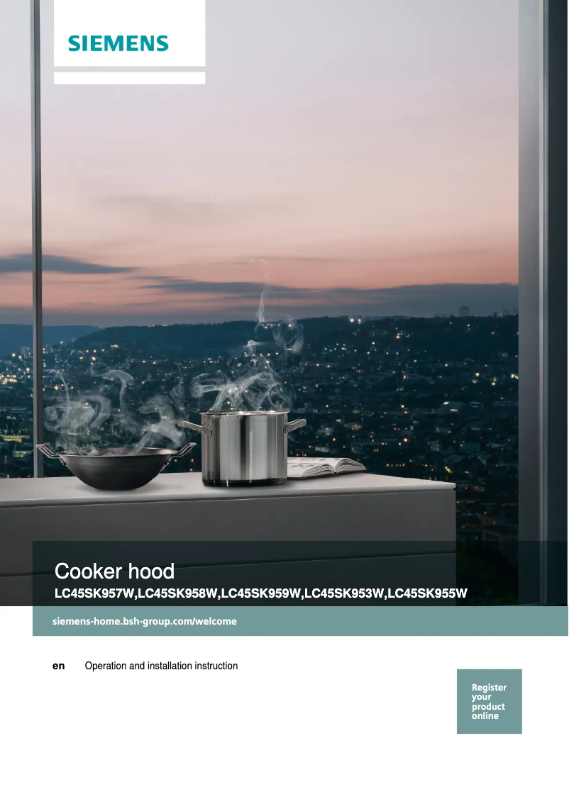 Página 1 del manual Manual de usuario Siemens LC45SK957W