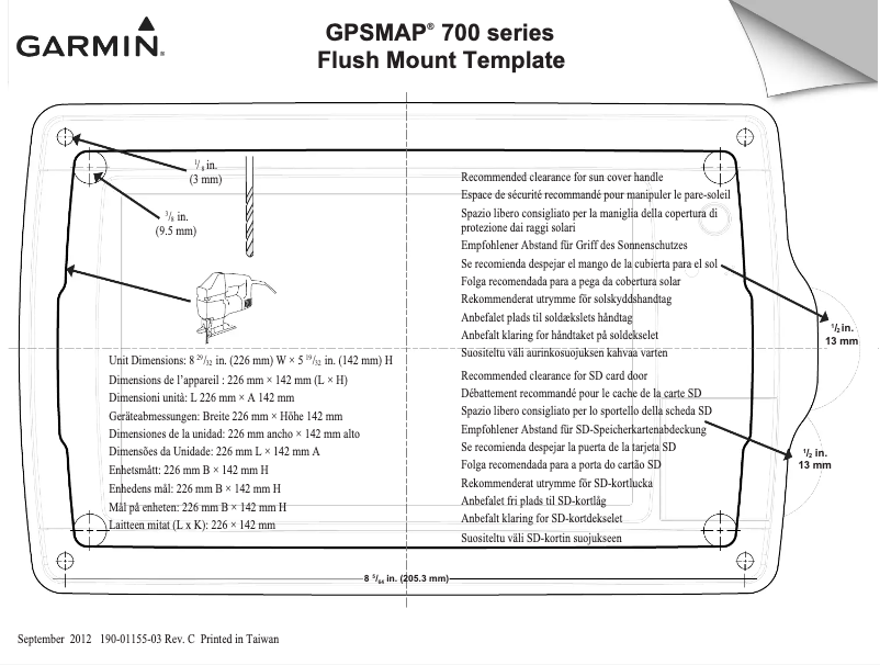 Image de la première page du manuel de l'appareil GPSMAP 750s