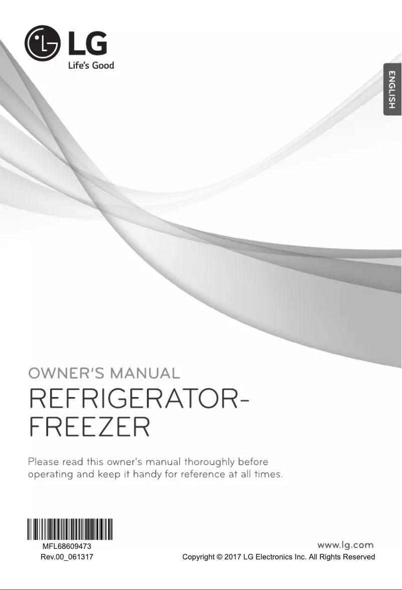Page 1 de la notice Manuel utilisateur LG GC-D432HLHU