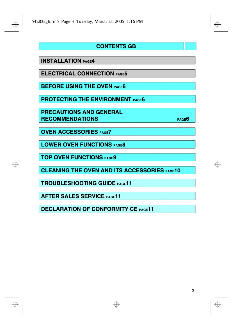 Page 1 de la notice Manuel utilisateur Whirlpool AKZ 195/01 IX