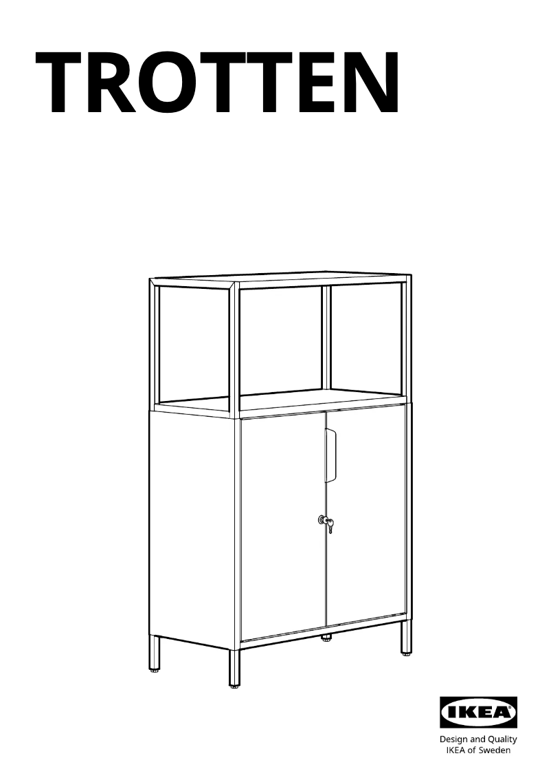 Página 1 del manual Manual de usuario Ikea TROTTEN 904.747.73