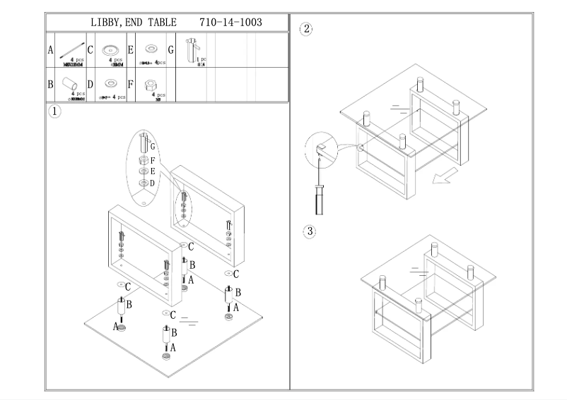 Page 1 de la notice Manuel utilisateur JYSK Libby