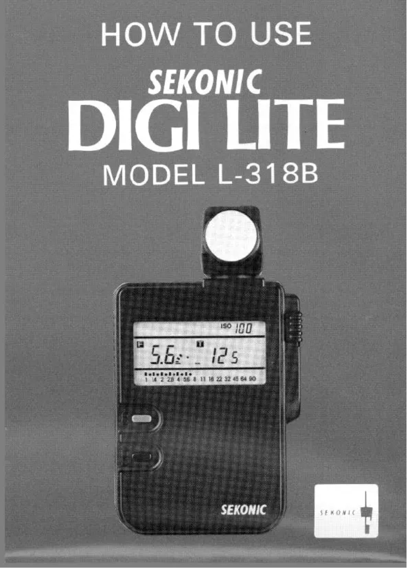 Image de la première page du manuel de l'appareil L-318B