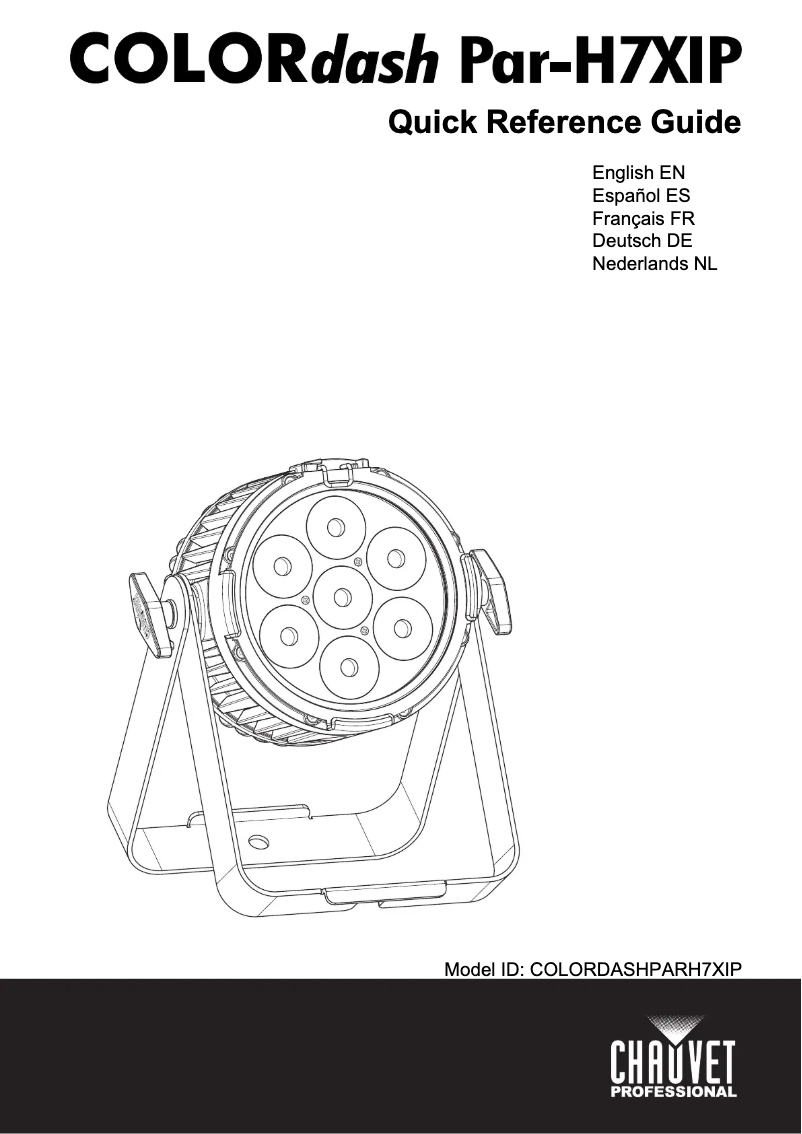 Página 1 del manual Manual de usuario Chauvet COLORdash Par H7X IP