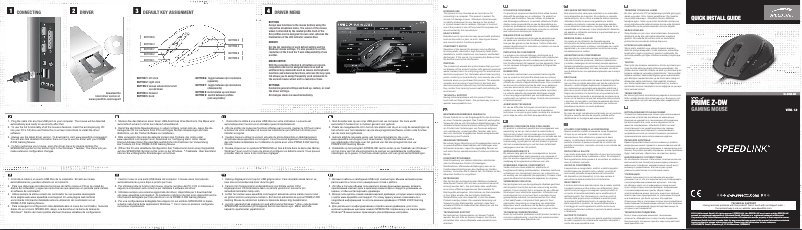 Page 1 de la notice Manuel utilisateur Speed-Link SL-6390-RD