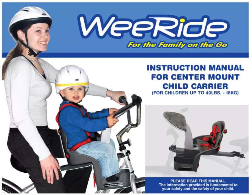 Page 1 de la notice Manuel utilisateur WeeRide Kangaroo Classic