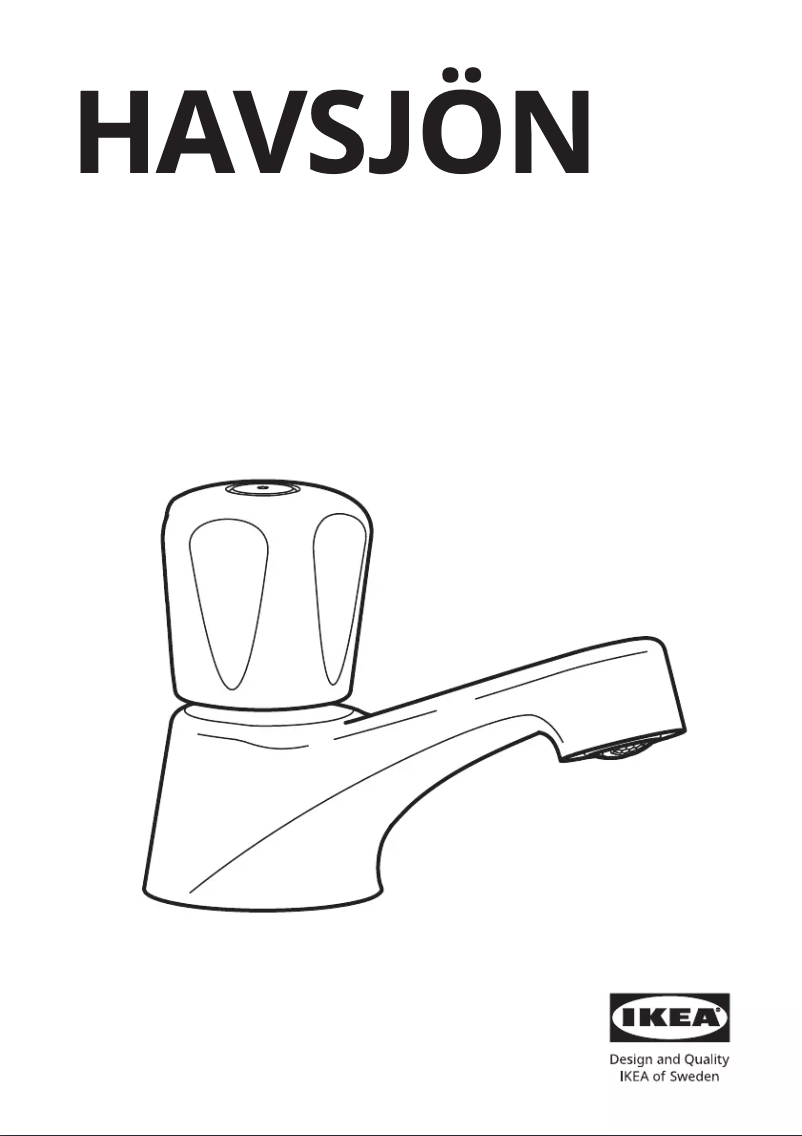 Imagen de la primera página del manual del dispositivo HAVSJÖN