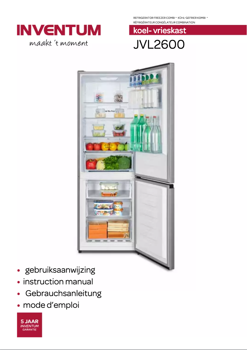 Image de la première page du manuel de l'appareil JVL2600