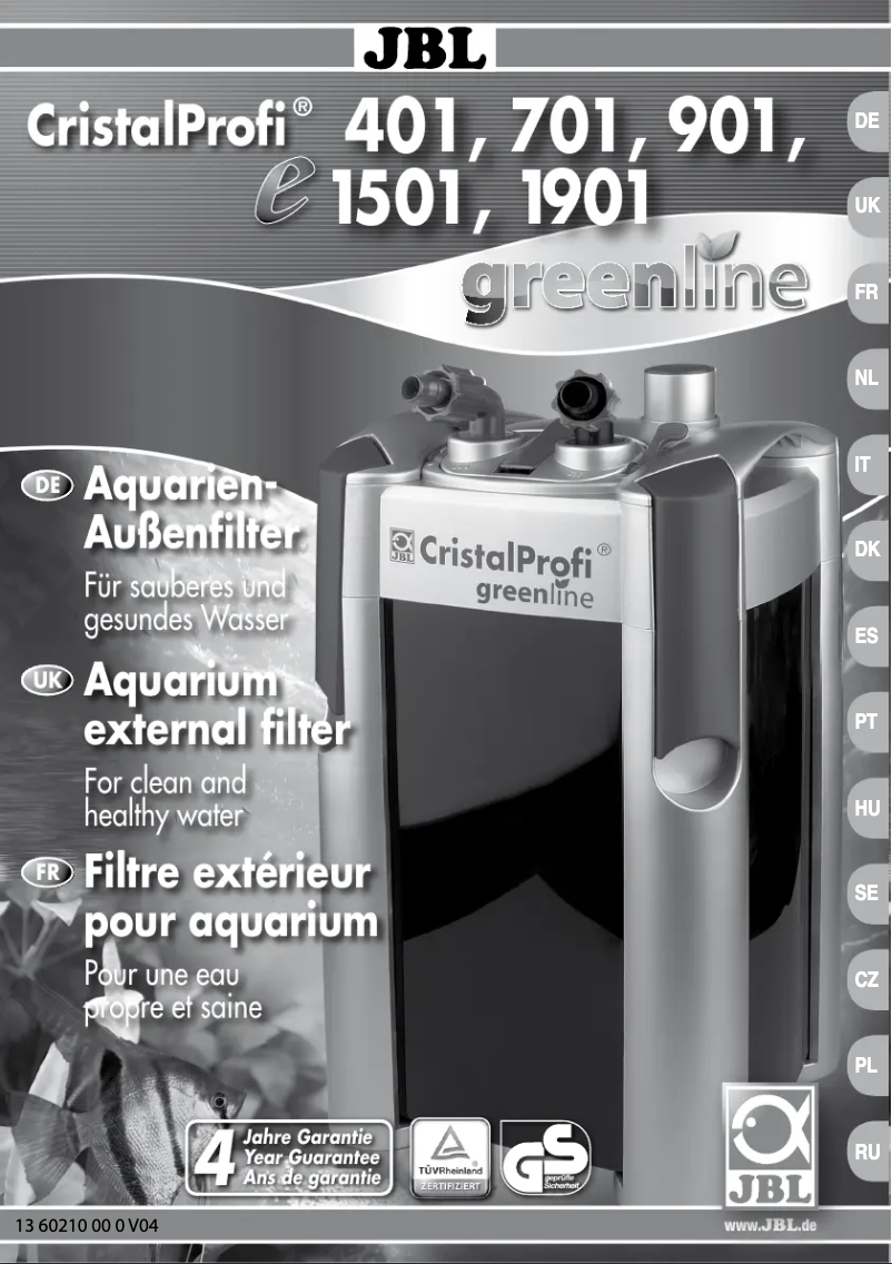 Page 1 de la notice Manuel utilisateur JBL CristalProfi e1901