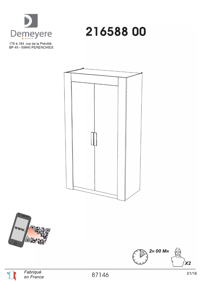 Page n°1 - Manuel utilisateur Demeyere Cherubin