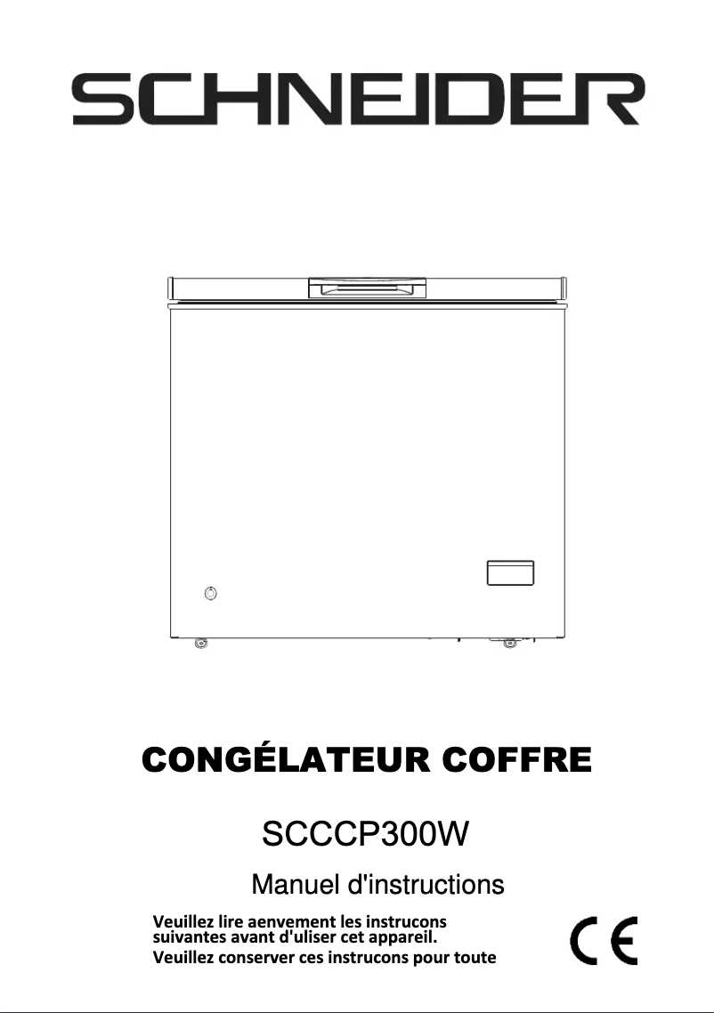 Page 1 de la notice Manuel utilisateur Schneider SCCCP300W