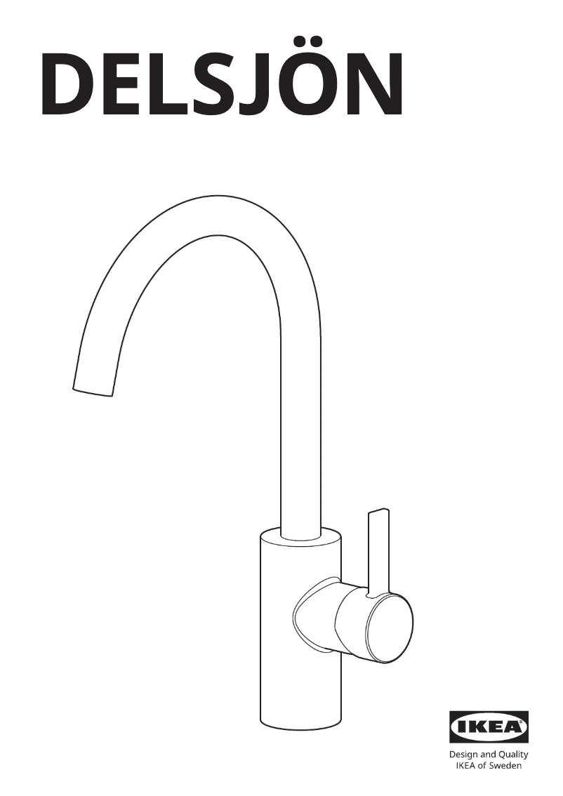 Página 1 del manual Manual de usuario Ikea DELSJÖN 604.887.81