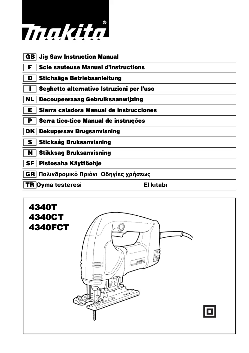 Image de la première page du manuel de l'appareil 4340CT