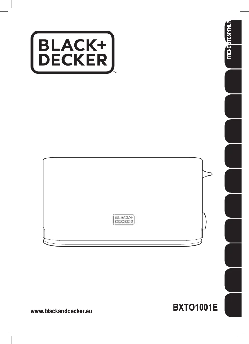 Page n°1 - Manuel utilisateur Black & Decker BXTO1001E