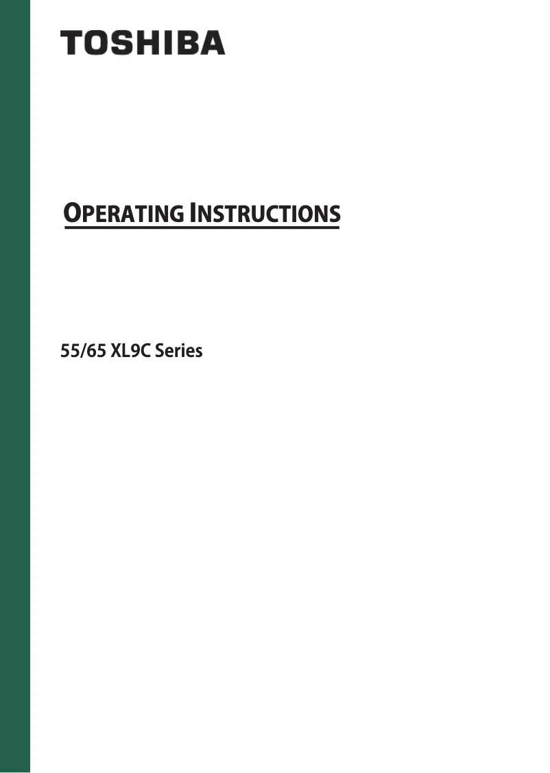 Image de la première page du manuel de l'appareil 55XL9C63DA