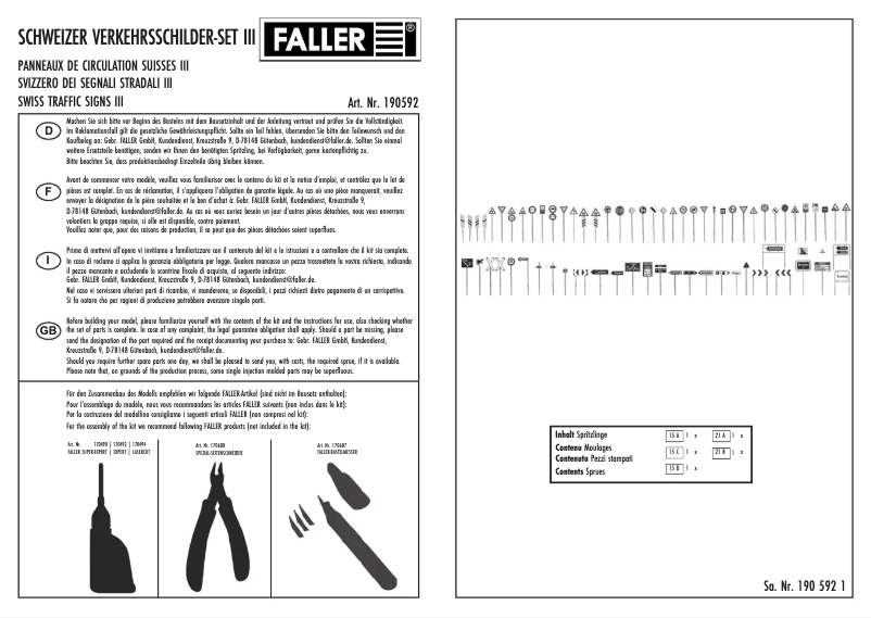 Image de la première page du manuel de l'appareil 190592
