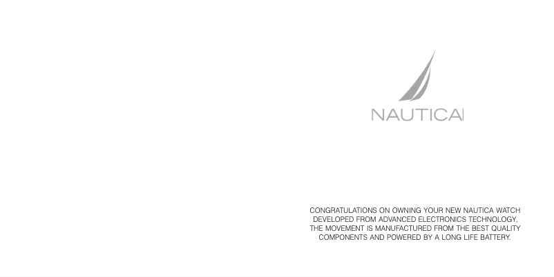 Image de la première page du manuel de l'appareil NCC 01 Chrono