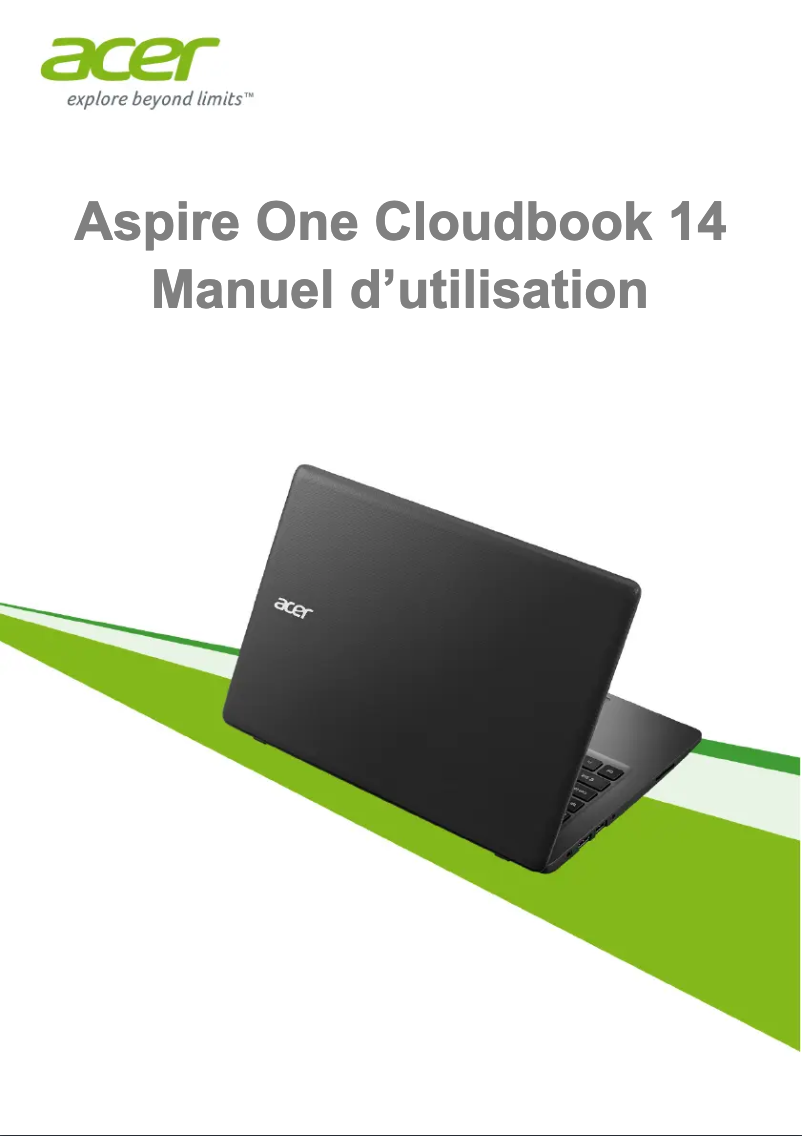 Page n°1 - Manuel utilisateur Acer Aspire One Cloudbook 14