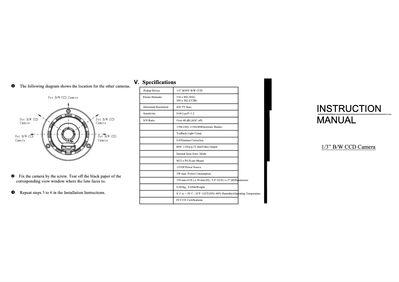 Page n°1 - Manuel utilisateur EverFocus ESD100