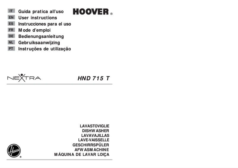 Image de la première page du manuel de l'appareil HND 715T-86S
