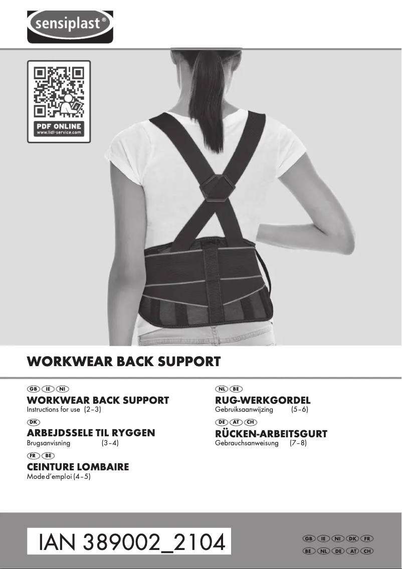 Image de la première page du manuel de l'appareil IAN 389002