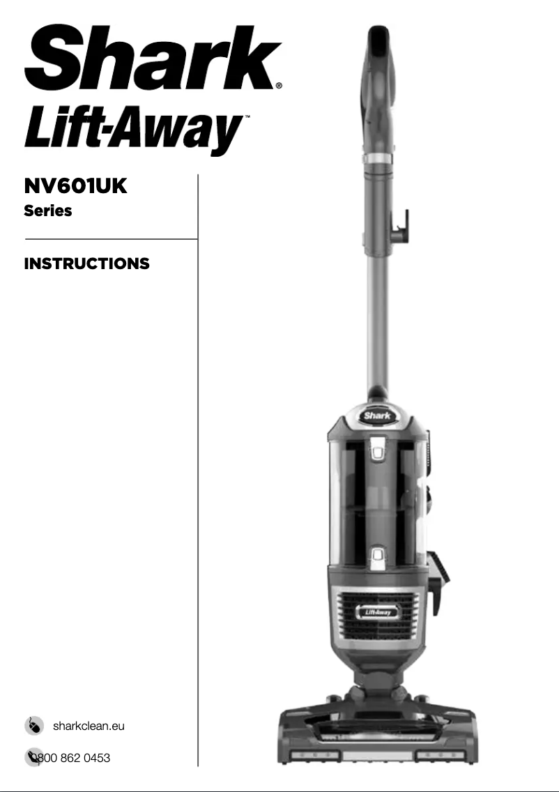 Page n°1 - Mode d'emploi Shark Lift-Away NV601UK
