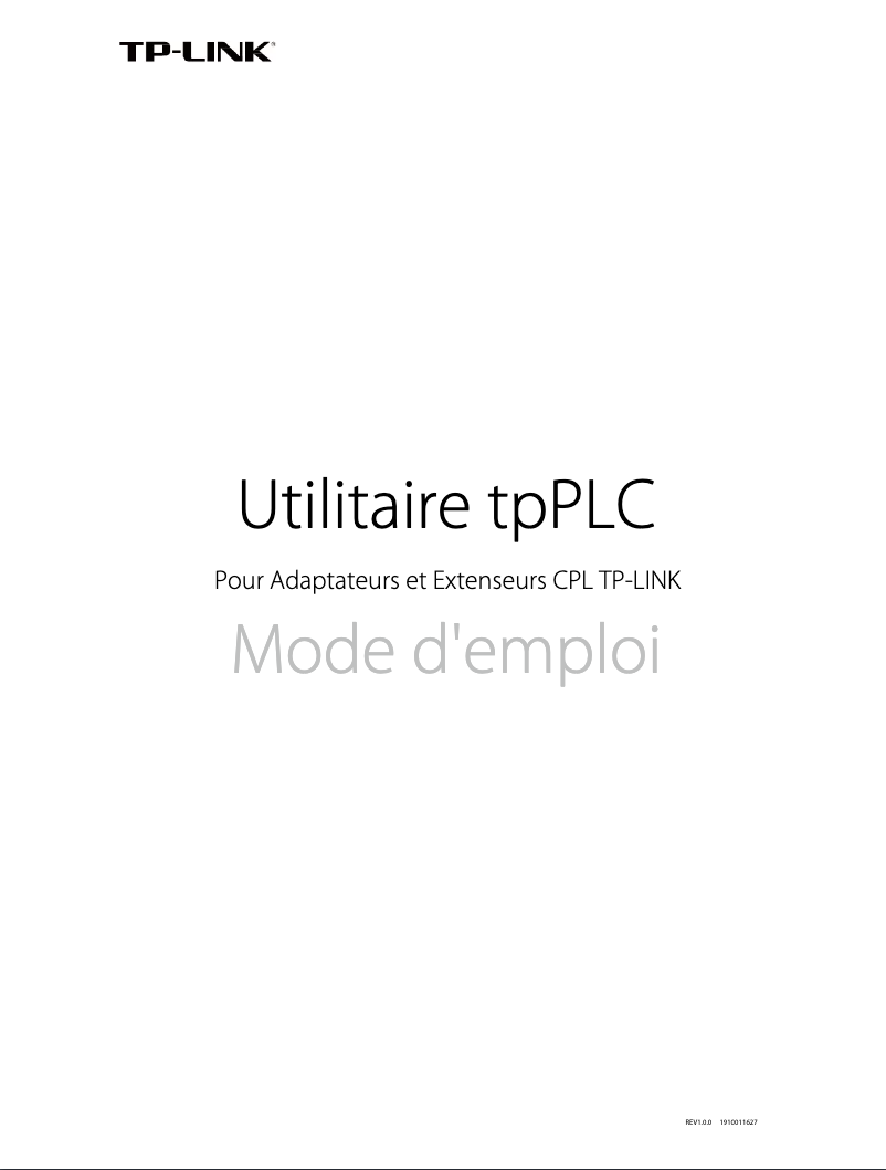Image de la première page du manuel de l'appareil TL-PA4022P