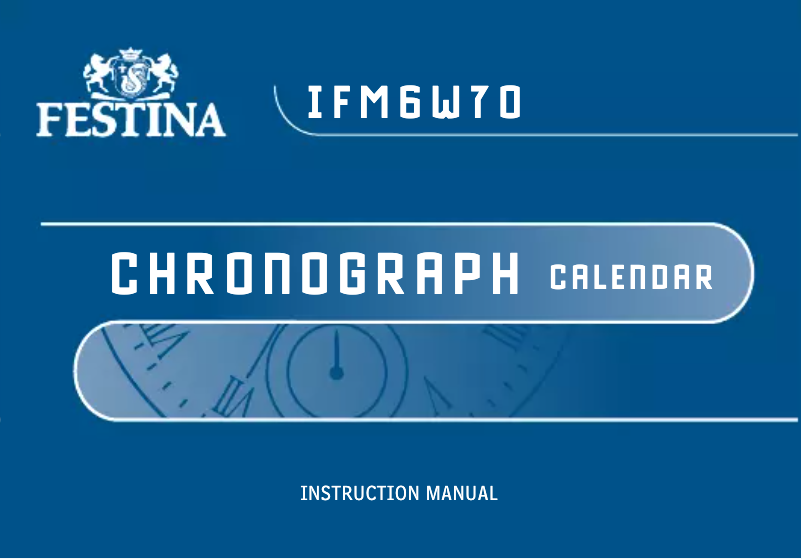 Page 1 de la notice Manuel utilisateur Festina F6580