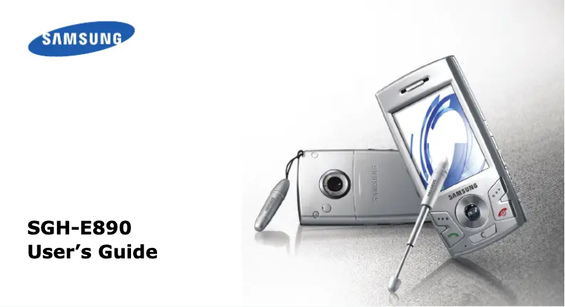 Page n°1 - Manuel utilisateur Samsung SGH-E890