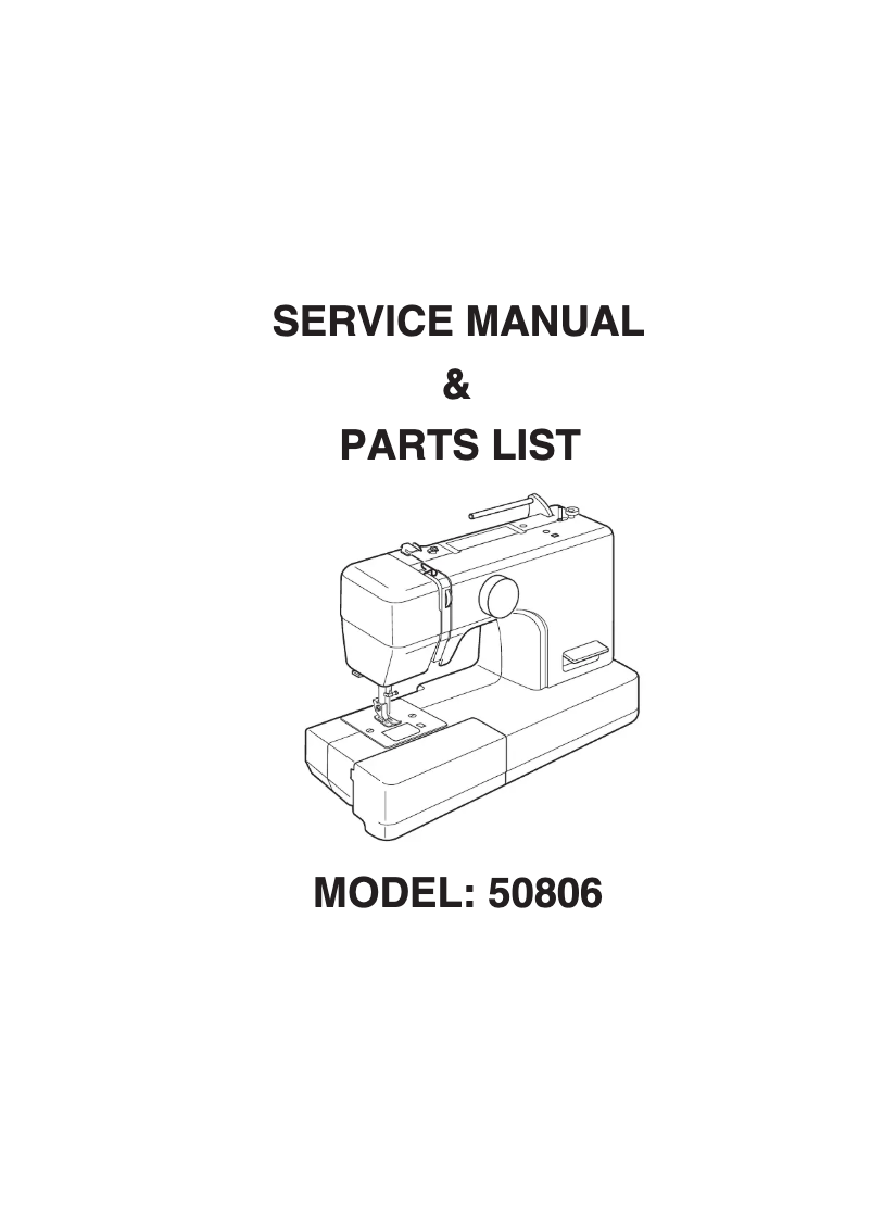 Page 1 de la notice Manuel utilisateur Janome MOD-11