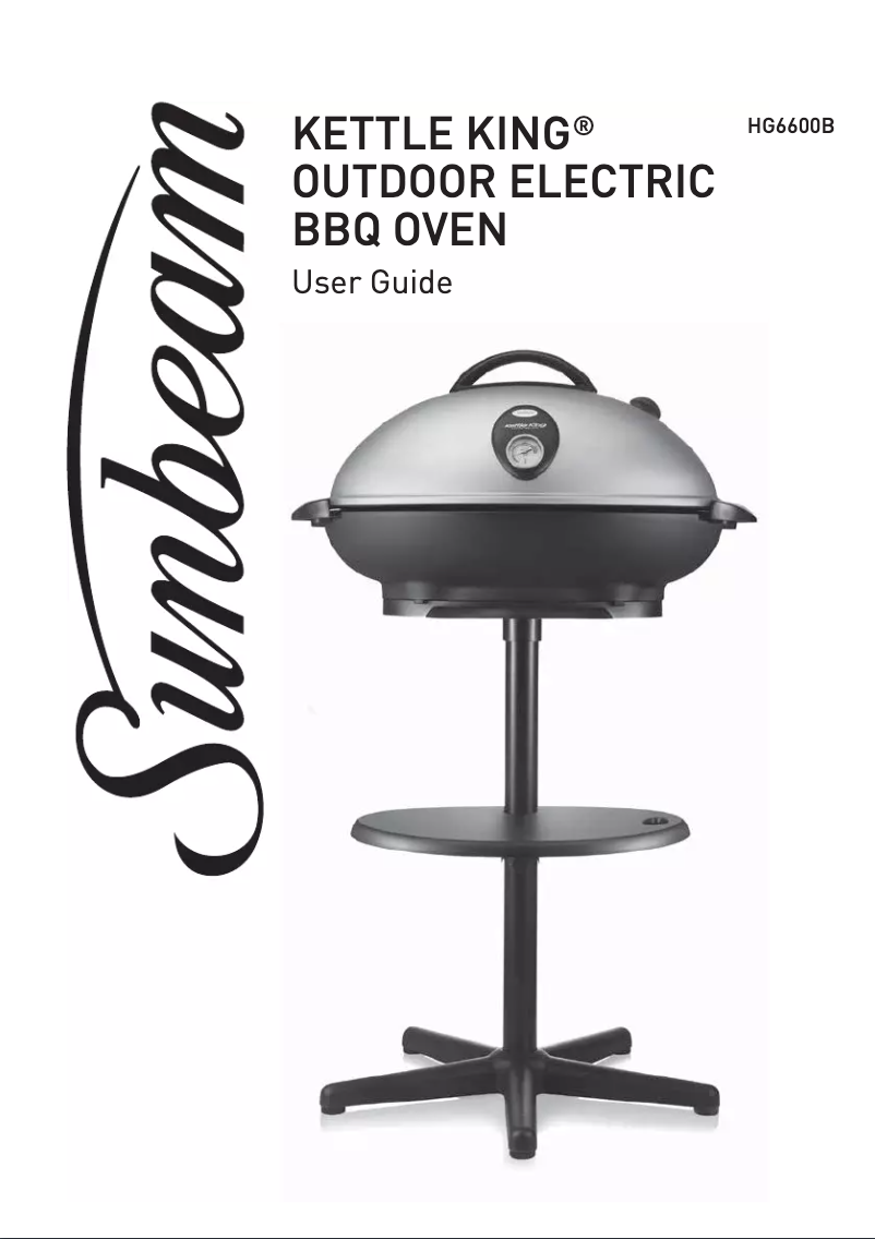 Page 1 de la notice Manuel utilisateur Sunbeam Kettle King HG6600B