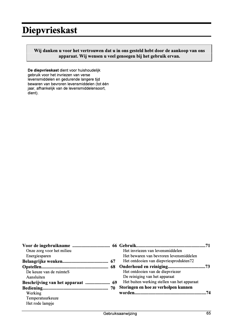 Image de la première page du manuel de l'appareil GKI 6010