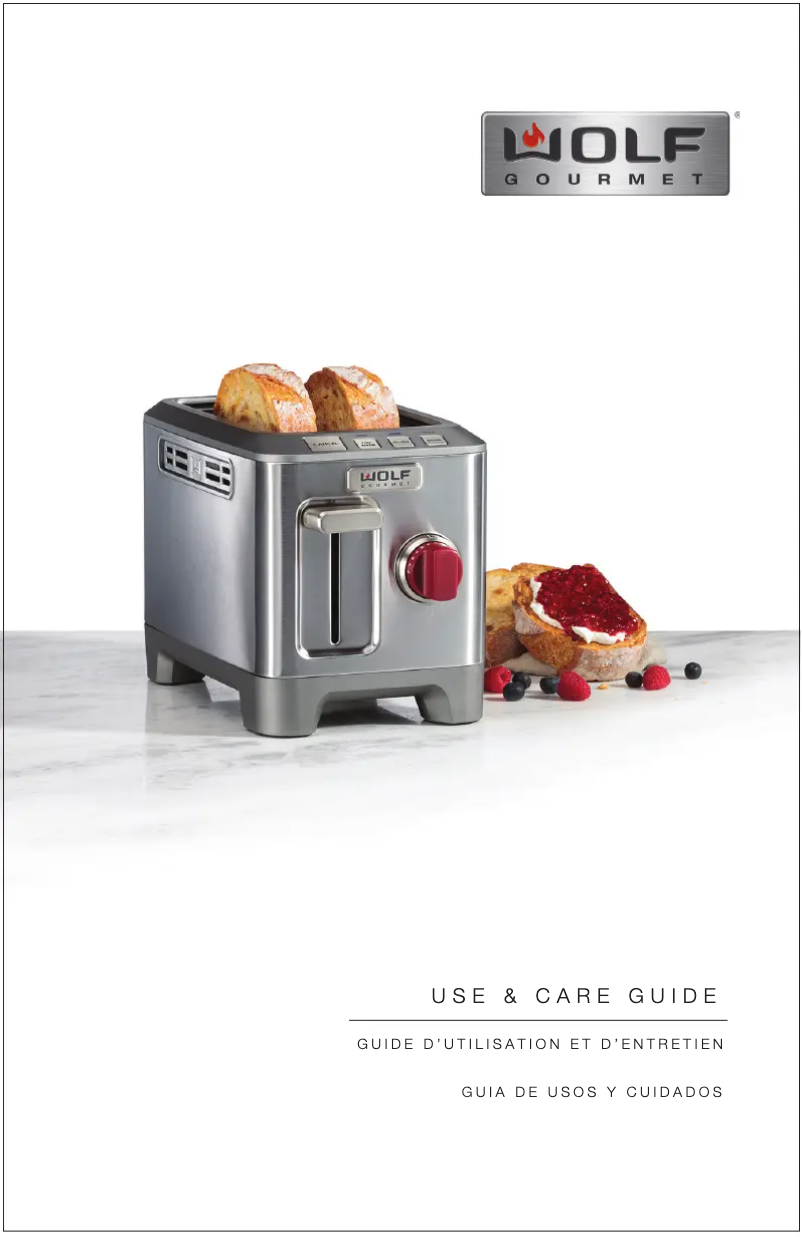 Page 1 de la notice Manuel utilisateur Wolf WGTR102S