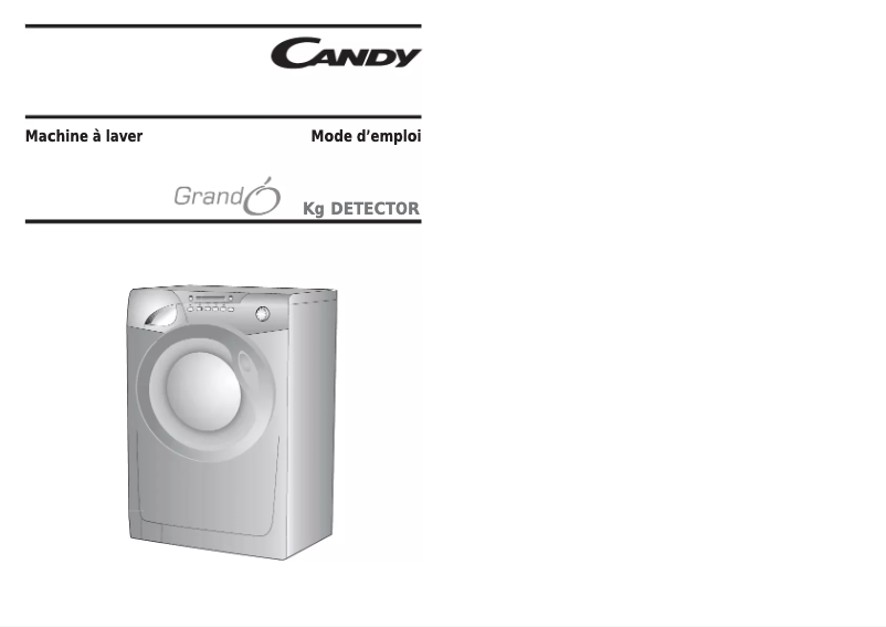 Page n°1 - Manuel utilisateur Candy GO 1482D-47